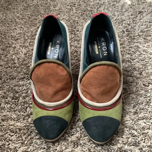 Anthropologie Kron by KronKron Portable Art Platform Heels - Picture 2 of 5